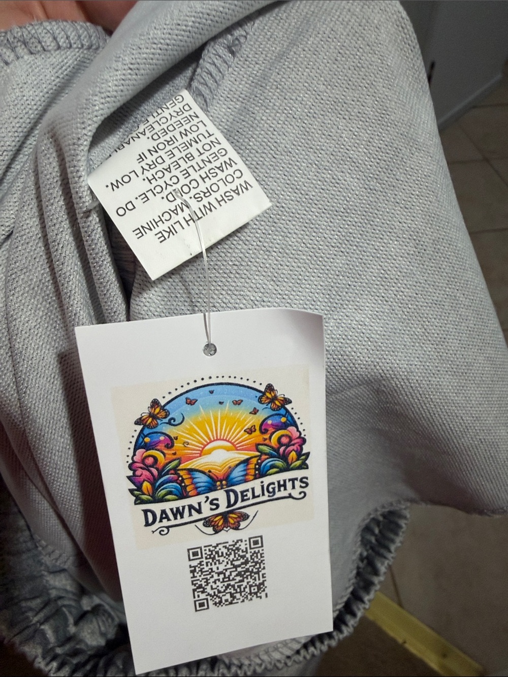 Kids Gray Paw-Print Joggers with Dog Graphic - Picture 2 of 4